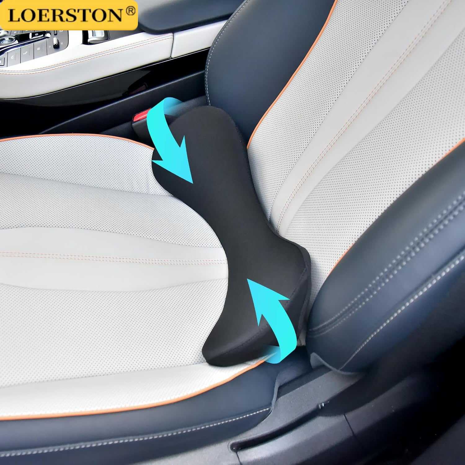 Memory Foam Car Neck Pillow Lumbar Support - Almofada de Apoio Lombar Multiuso em