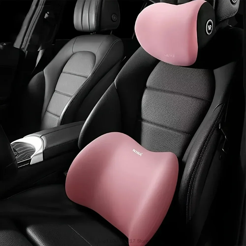Memory Foam Car Neck Pillow Lumbar Support - Almofada Universal para Apoio de Pescoço