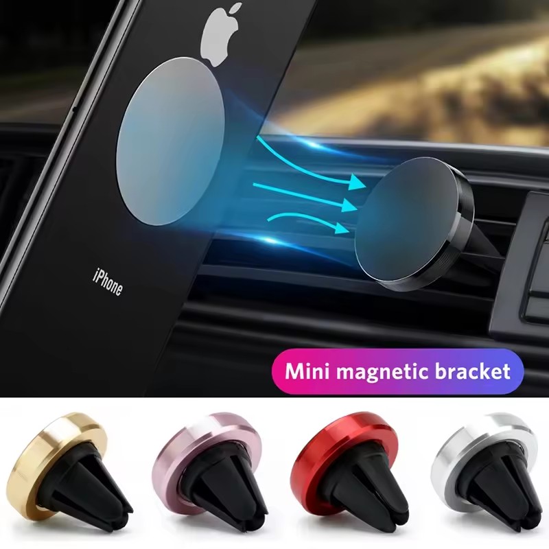 Magnetic Phone Holder For Car Vent - Suporte Magnético para Celular Automotivo para