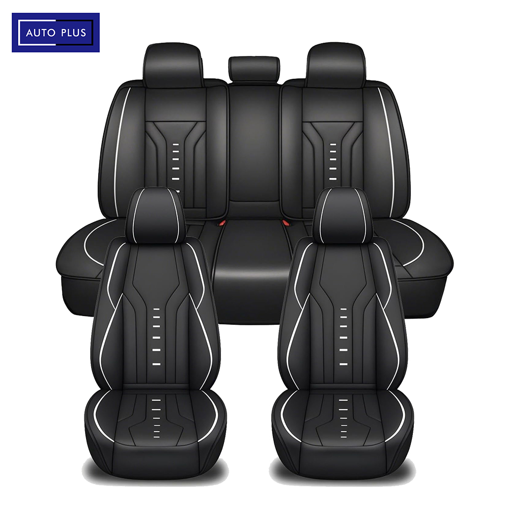 Leather Car Seat Covers Full Set Universal - Capas de assento de carro de
