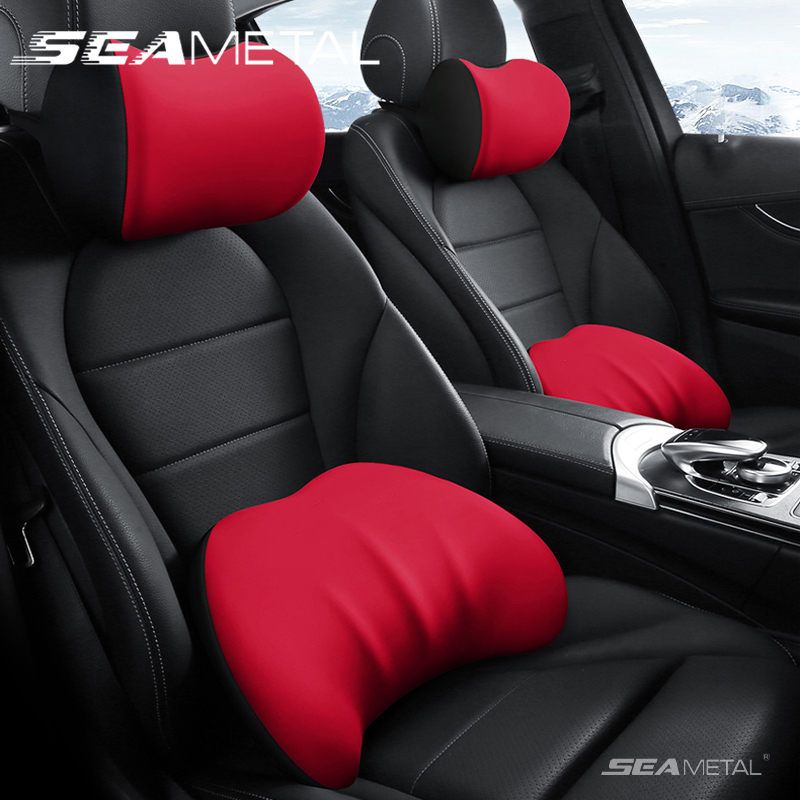 Memory Foam Car Neck Pillow Lumbar Support - Seametal travesseiro de encosto de cabeça