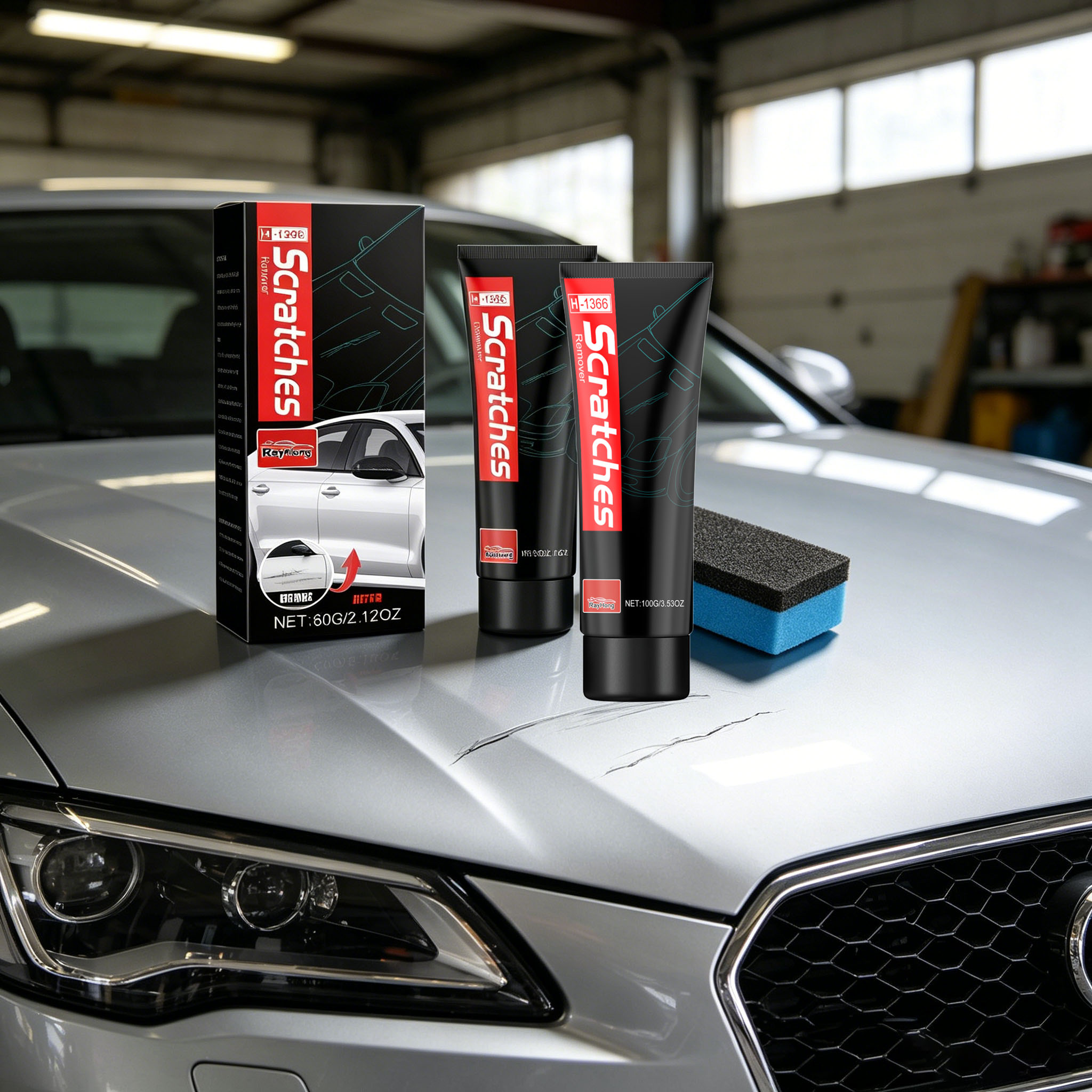 Car Scratch Repair Polishing Wax Paste - Pasta para Remoção de Arranhões de