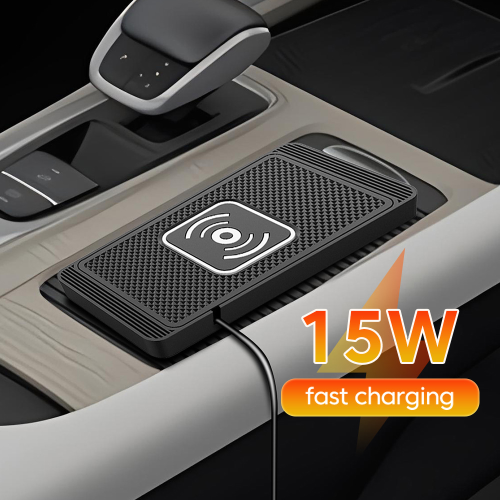 Wireless Car Charger Mount Fast Charging - Carregador Sem Fio de 15W para