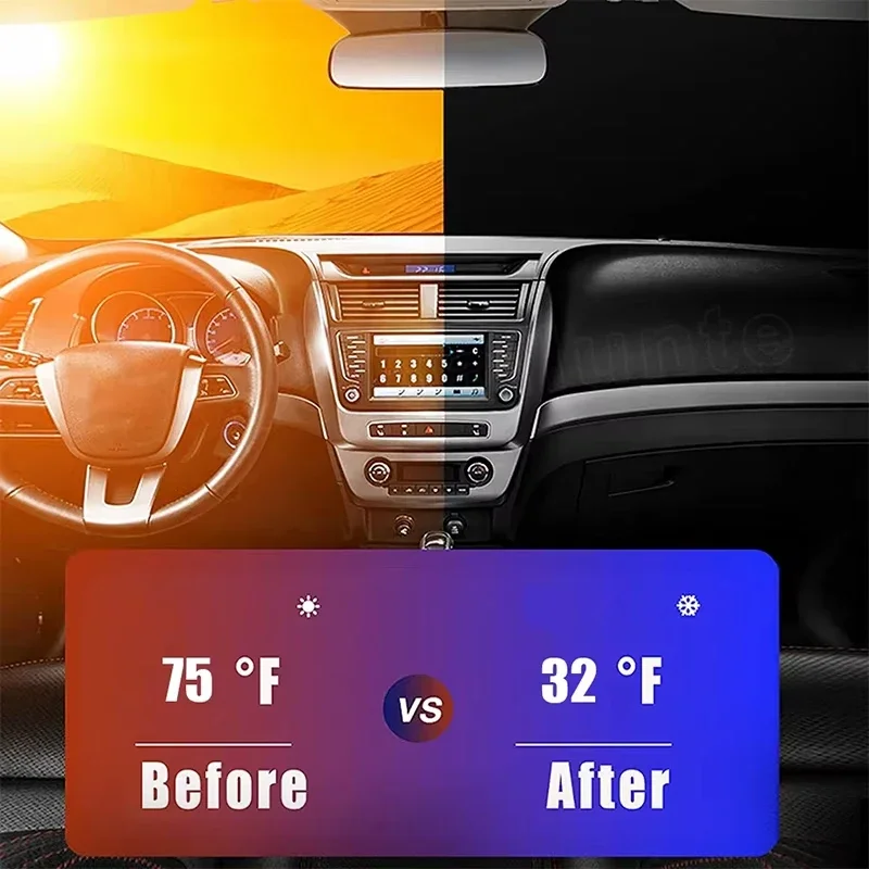 Protetor Solar para Carro com  - Car Sunshade Windshield Umbrella Foldable avaliação e preço