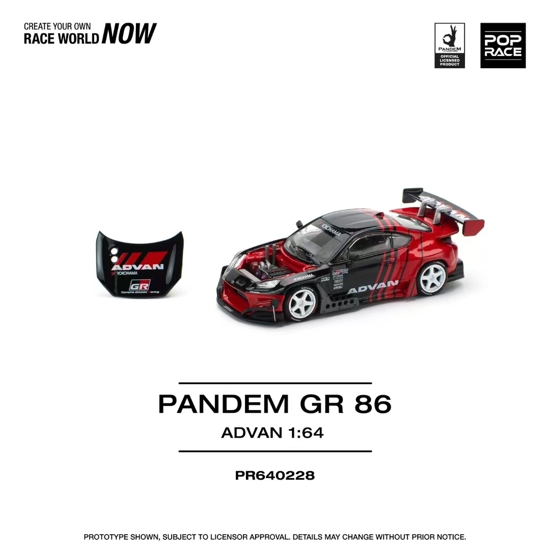 POP Race 1:64 Pandem GR86 ZN8  - Car Care avaliação e preço