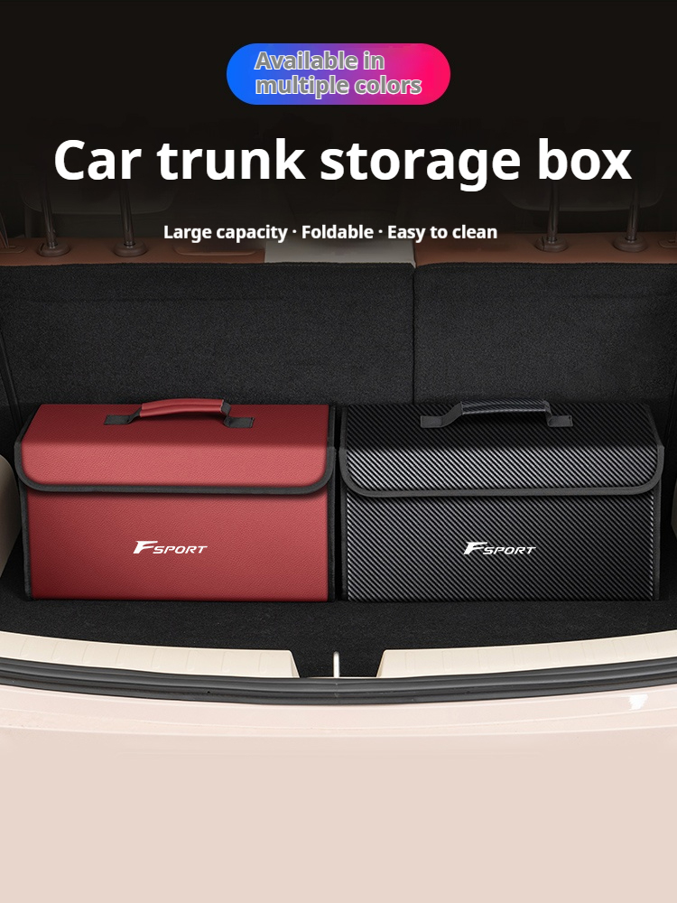 Para lexus f esporte es rx ls5 - Car Trunk Organizer Foldable Storage Box avaliação e preço