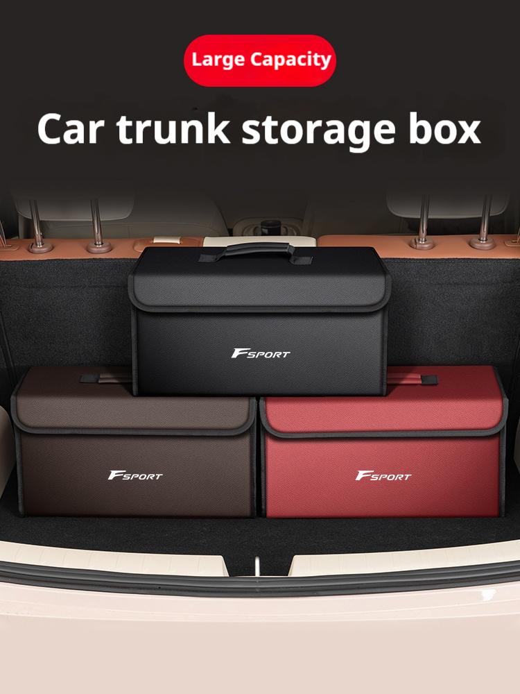 Para lexus f esporte es rx ls5 - Car Trunk Organizer Foldable Storage Box avaliação e preço