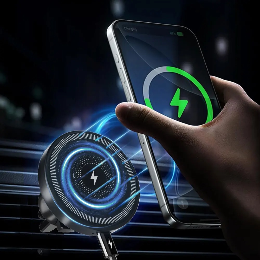 Carregador Magnético Sem Fio p - Magnetic Phone Holder For Car Vent avaliação e preço