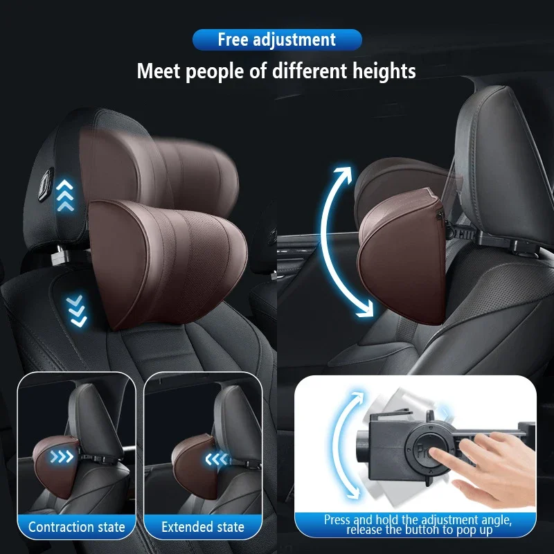 Almofada de encosto de cabeça  - Memory Foam Car Neck Pillow Lumbar Support avaliação e preço