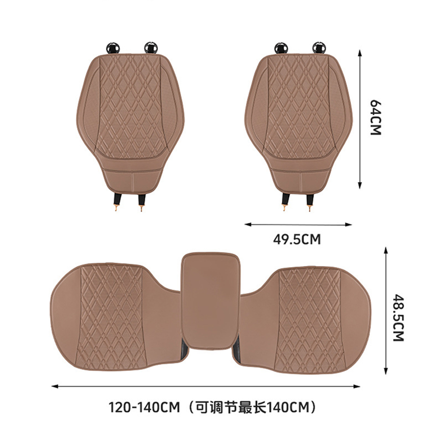 Capa luxuosa de couro napa par - Leather Car Seat Covers Full Set Universal avaliação e preço