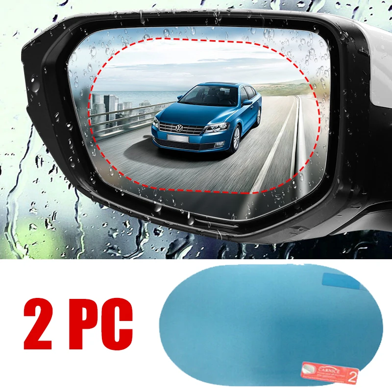 2 pçs adesivo de carro filme à - Anti Glare Car Rearview Mirror Film avaliação e preço