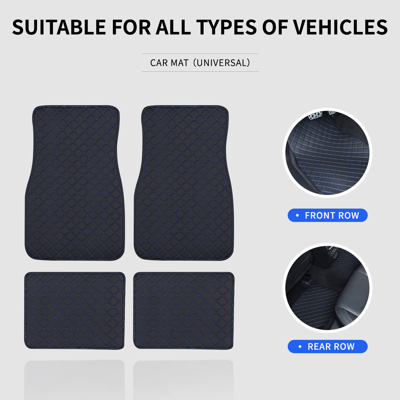 Tapetes de Carro Universais, C - Car Floor Mats Universal Waterproof Leather avaliação e preço