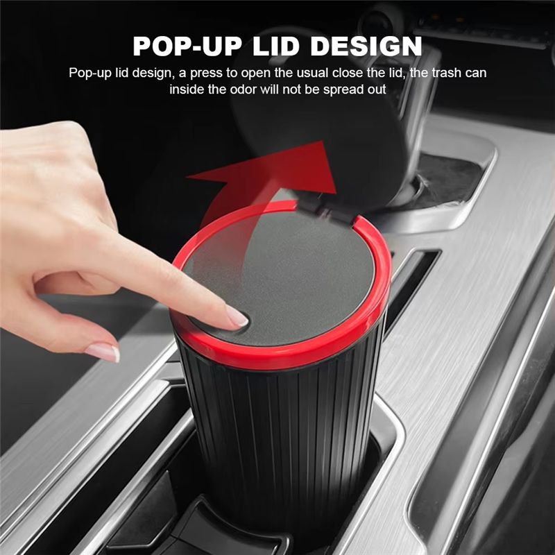 Lixeira para carro tipo A60E c - Waterproof Car Trash Can With Lid avaliação e preço