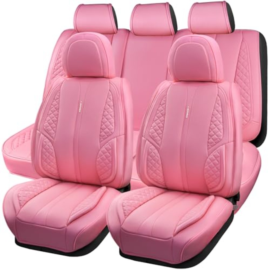 Capas de Assento de Carro em C - Leather Car Seat Covers Full Set Universal avaliação e preço