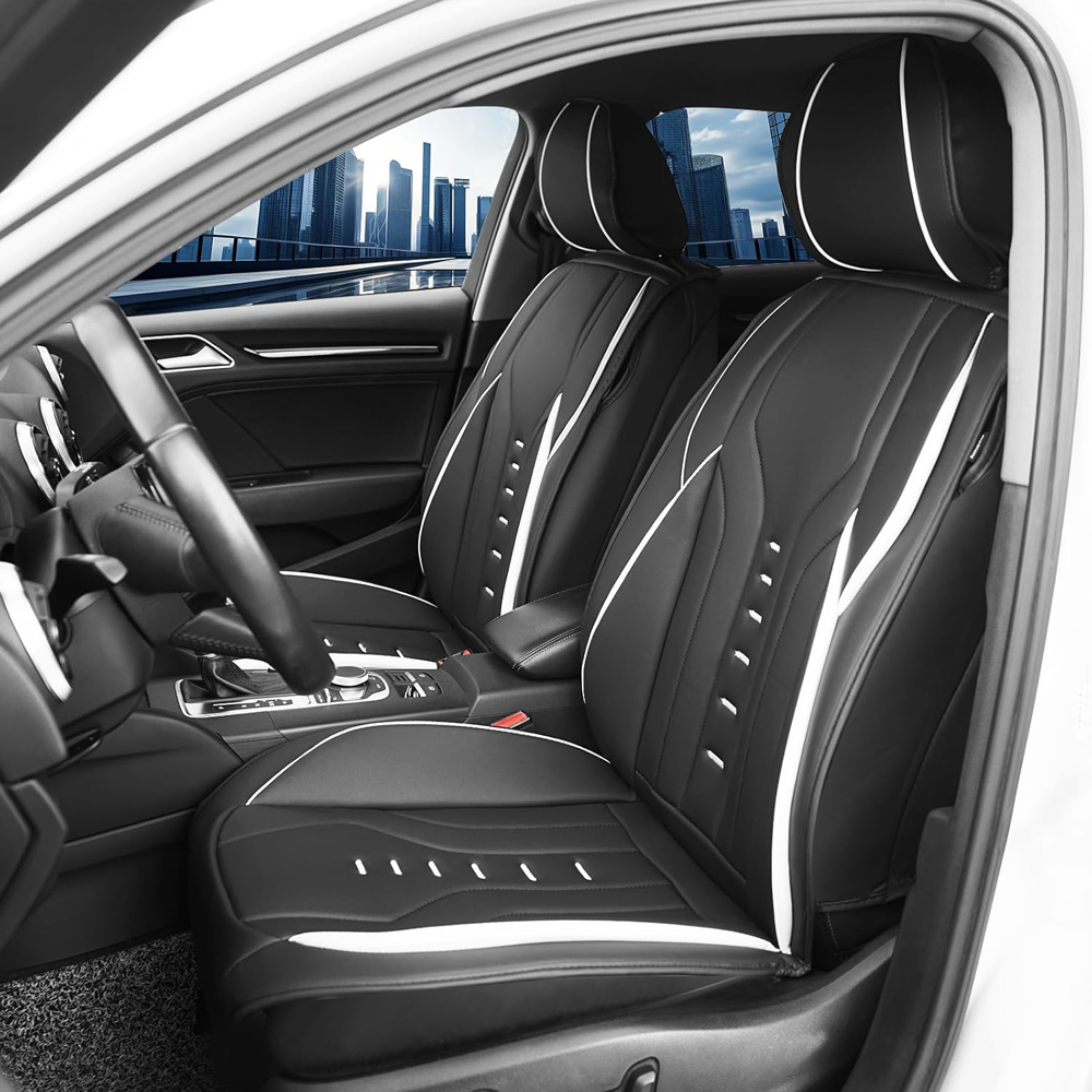 Capas de assento de carro de c - Leather Car Seat Covers Full Set Universal avaliação e preço