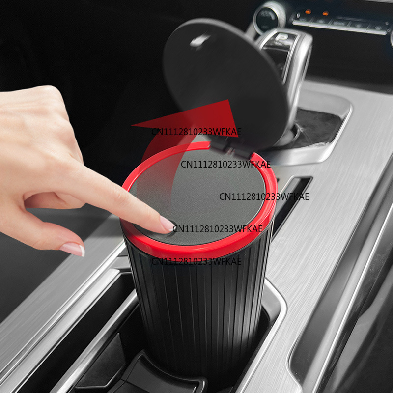 Lixeira para carro, suprimento - Waterproof Car Trash Can With Lid avaliação e preço