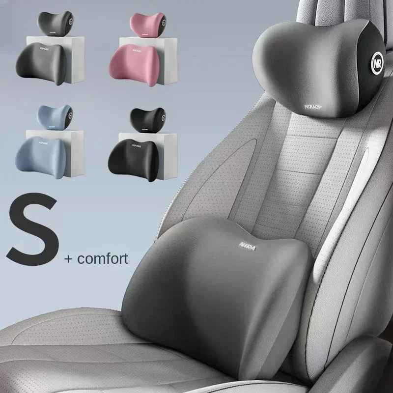 Almofada de Pescoço para Carro - Memory Foam Car Neck Pillow Lumbar Support avaliação e preço
