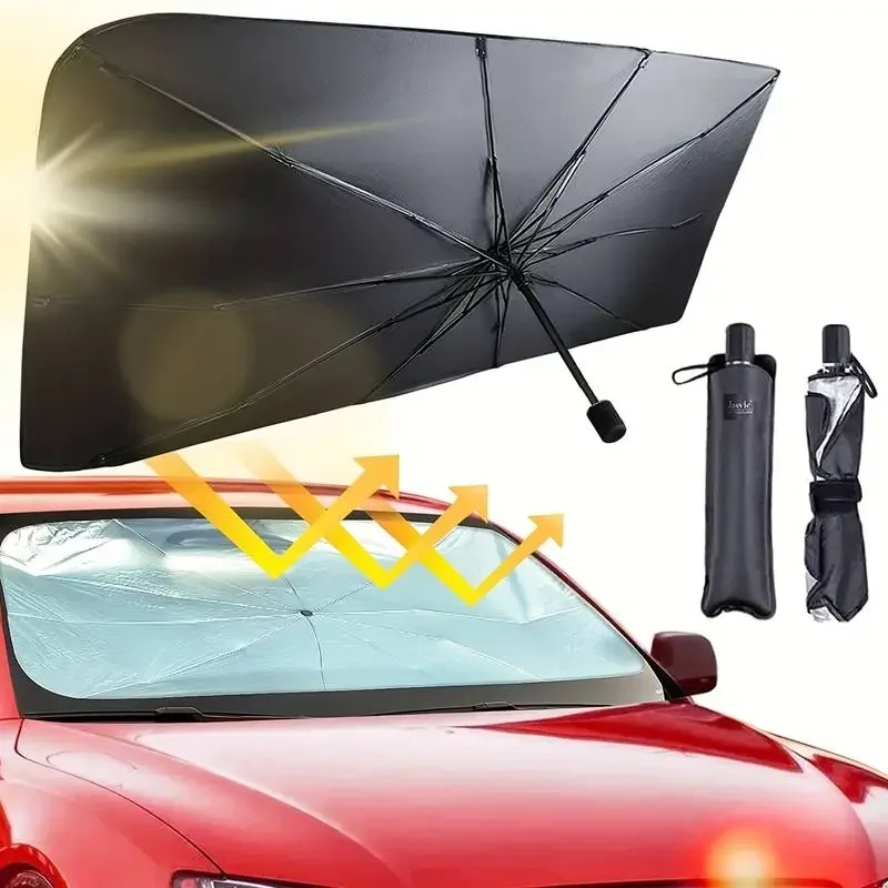 Sombrinha para Para-brisa de C - Car Sunshade Windshield Umbrella Foldable avaliação e preço
