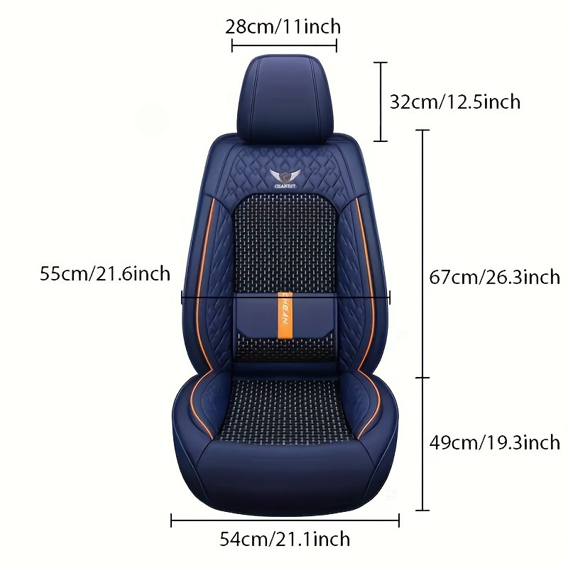 Capas de Banco de Carro de Lux - Leather Car Seat Covers Full Set Universal avaliação e preço
