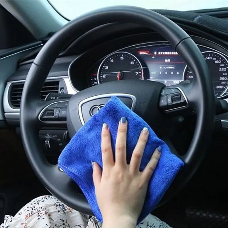 10/200 pçs toalhas de limpeza  - Microfiber Car Drying Towel Super Absorbent avaliação e preço
