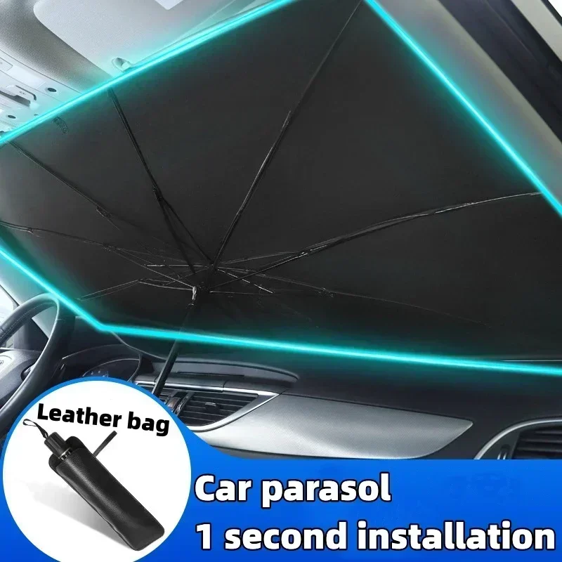 Sombrinha para Carro, Protetor - Car Sunshade Windshield Umbrella Foldable avaliação e preço