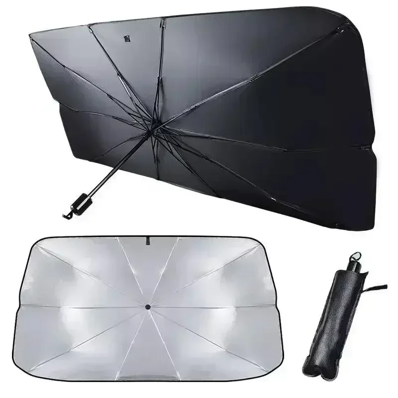 Protetores de Sol Dobráveis pa - Car Sunshade Windshield Umbrella Foldable avaliação e preço