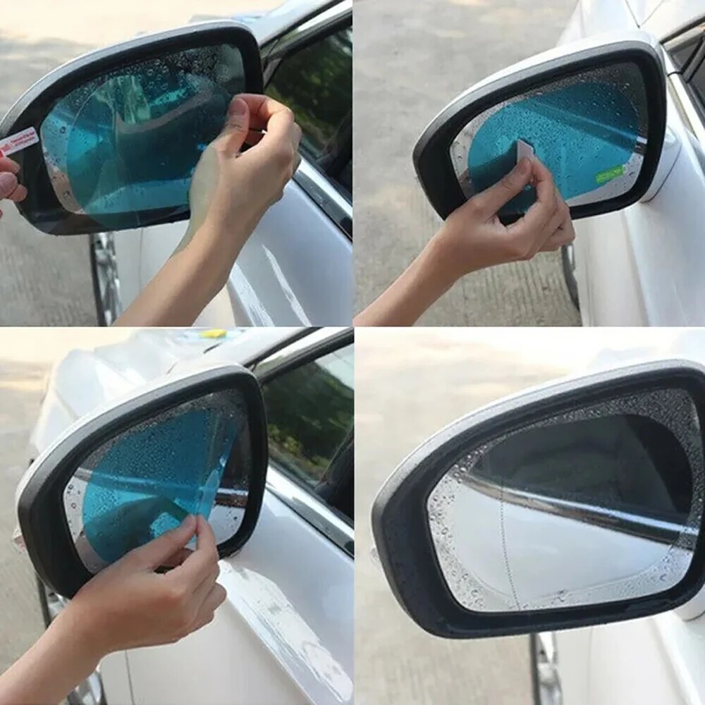 2 unidades de película proteto - Anti Glare Car Rearview Mirror Film avaliação e preço