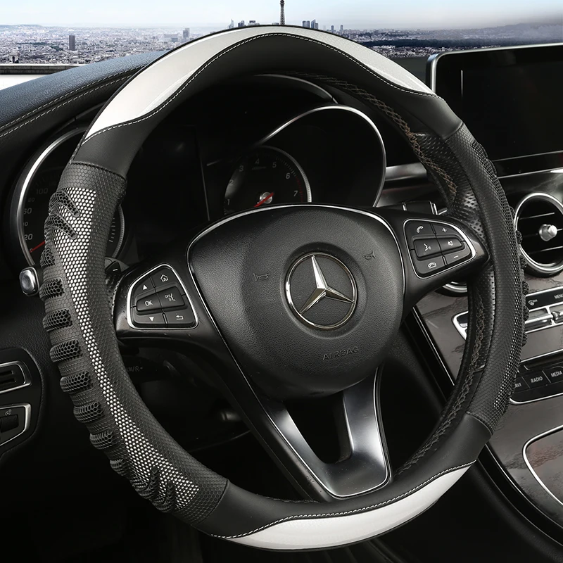 Capa tridimensional de favo de - Car Steering Wheel Cover Anti Slip Breathable avaliação e preço