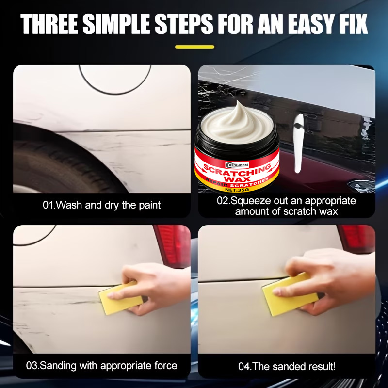 Pasta Reparadora de Arranhões  - Car Scratch Repair Polishing Wax Paste avaliação e preço