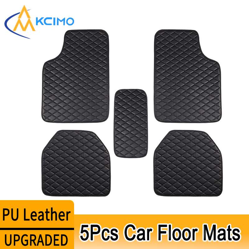 Tapetes de Carro Kcimo 5 Peças - Car Floor Mats Universal Waterproof Leather avaliação e preço