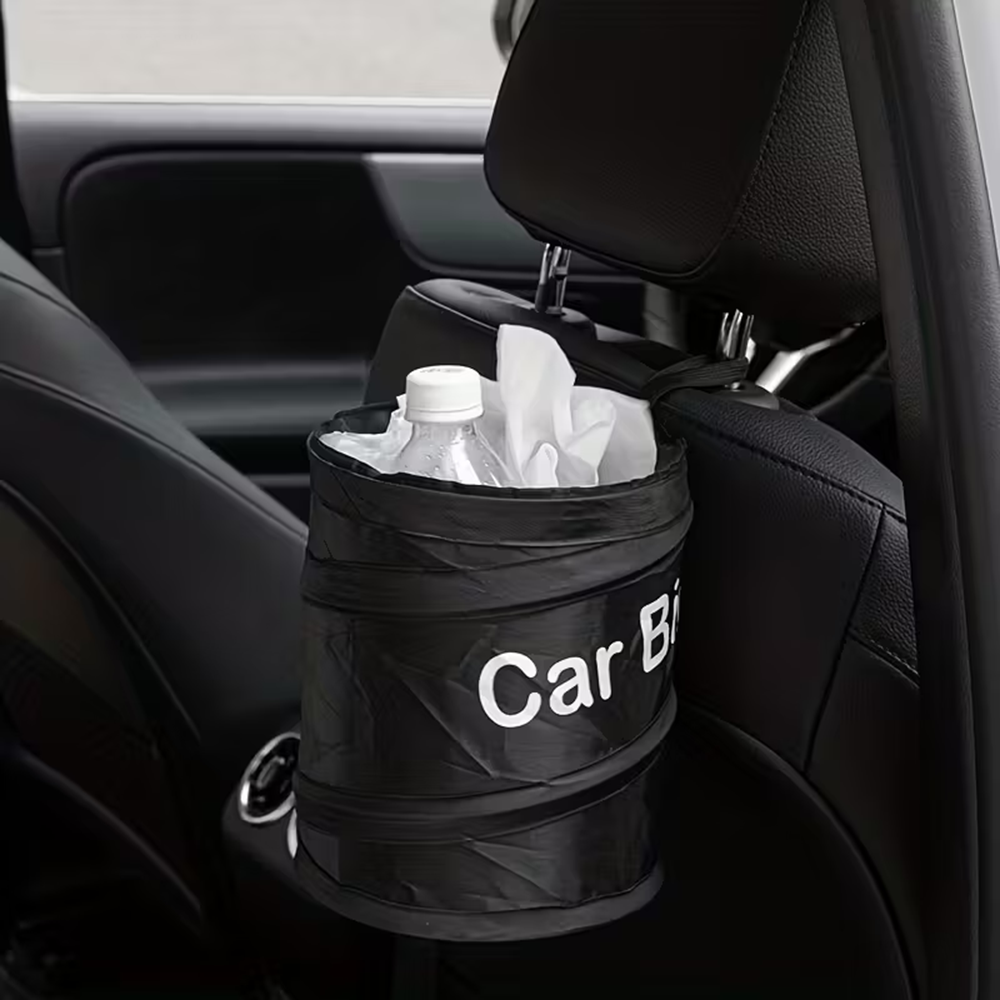 Mini lata de lixo dobrável pre - Waterproof Car Trash Can With Lid avaliação e preço