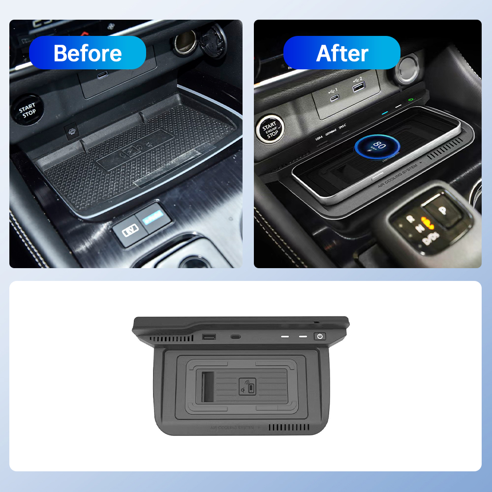 Base de Carregamento Sem Fio 1 - Wireless Car Charger Mount Fast Charging avaliação e preço