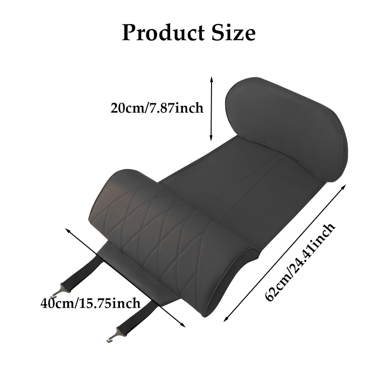 Capa de Assento Extensora de C - Memory Foam Car Neck Pillow Lumbar Support avaliação e preço