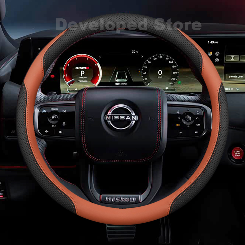 Capa de Volante para Novo Niss - Car Steering Wheel Cover Anti Slip Breathable avaliação e preço