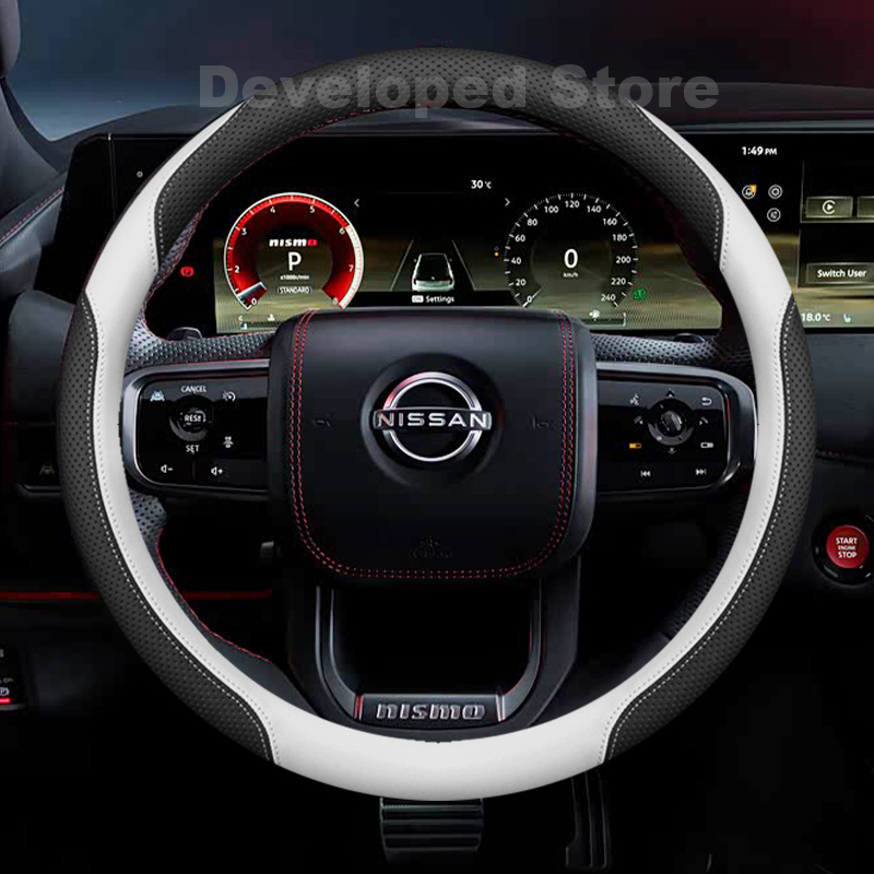 Capa de Volante para Novo Niss - Car Steering Wheel Cover Anti Slip Breathable avaliação e preço