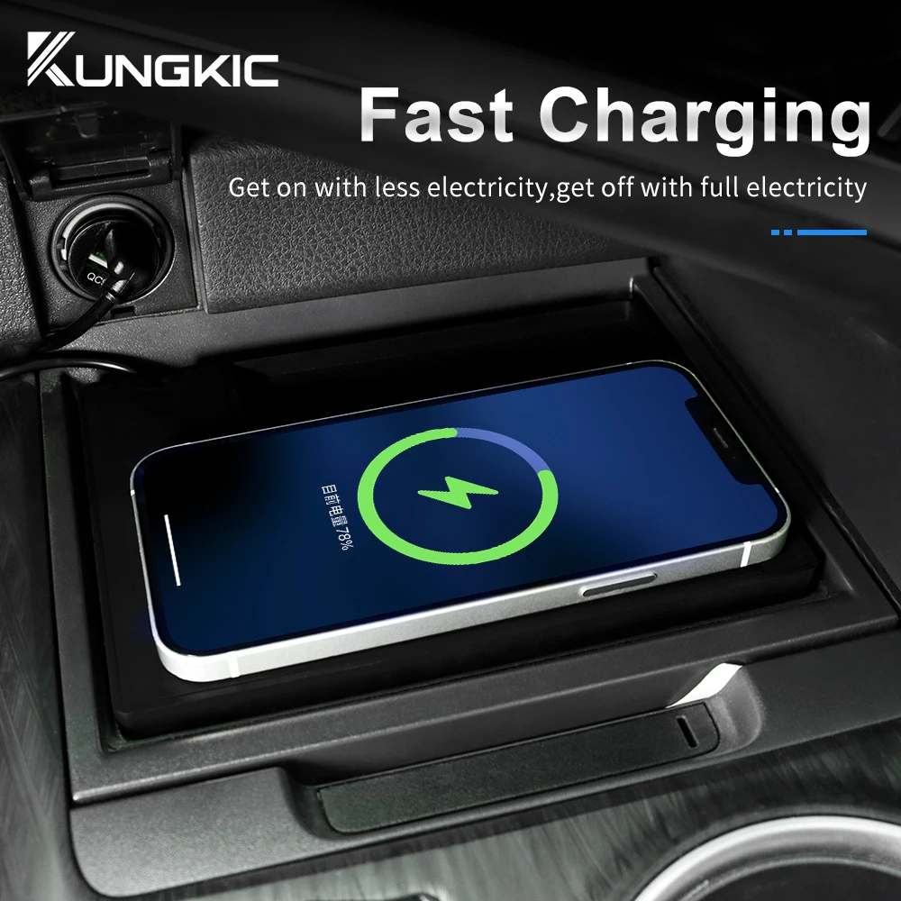 Carregador Sem Fio para Toyota - Wireless Car Charger Mount Fast Charging avaliação e preço