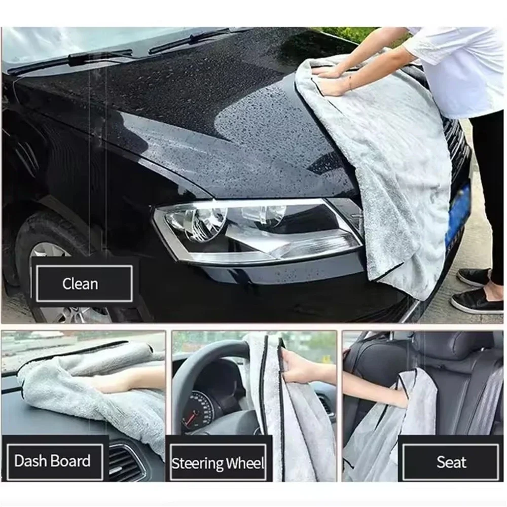 Toalha de Microfibra para Lava - Microfiber Car Drying Towel Super Absorbent avaliação e preço