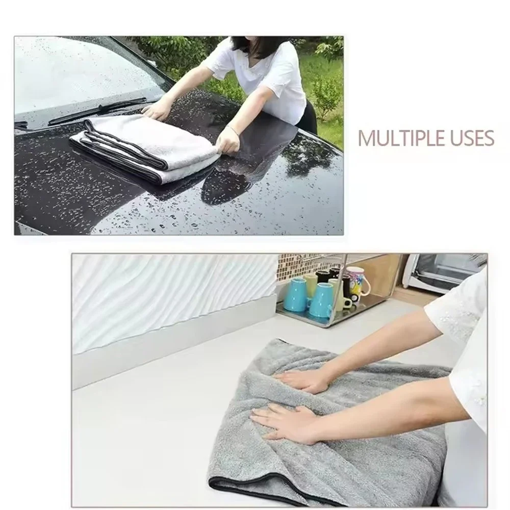 Toalha de Microfibra para Lava - Microfiber Car Drying Towel Super Absorbent avaliação e preço