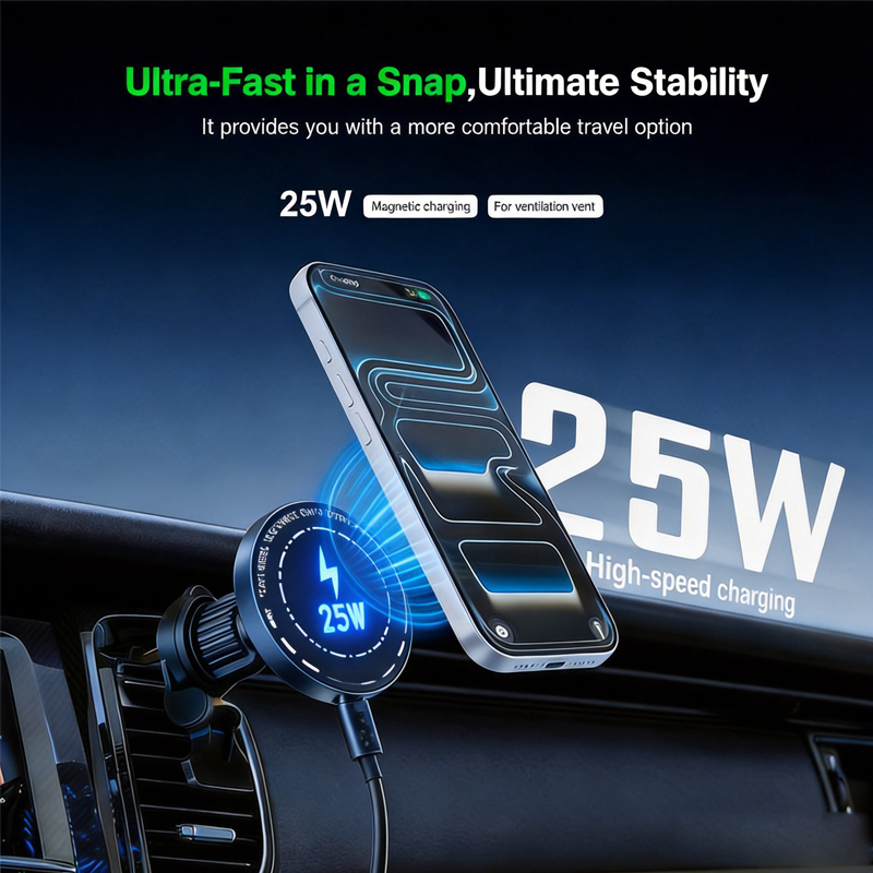 Carregador Sem Fio Magnético p - Magnetic Phone Holder For Car Vent avaliação e preço