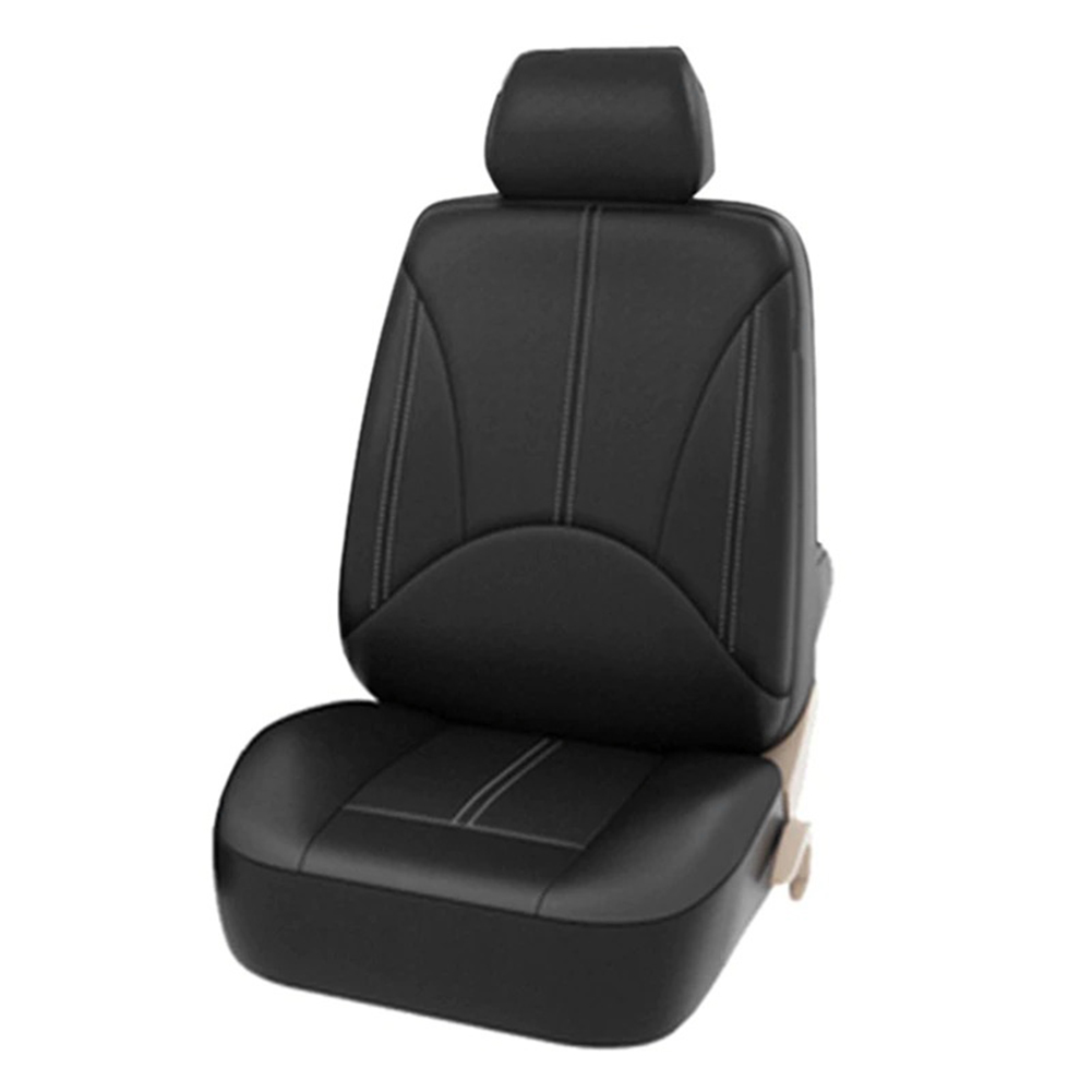 Quatro estações de couro do pl - Leather Car Seat Covers Full Set Universal avaliação e preço