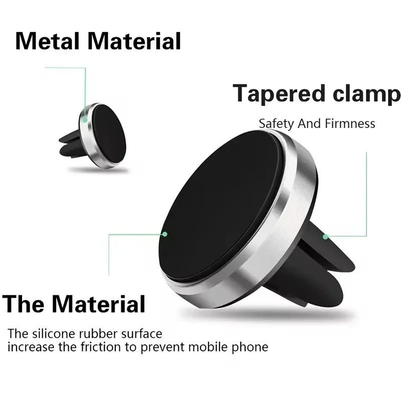 Suporte magnético para celular - Magnetic Phone Holder For Car Vent avaliação e preço