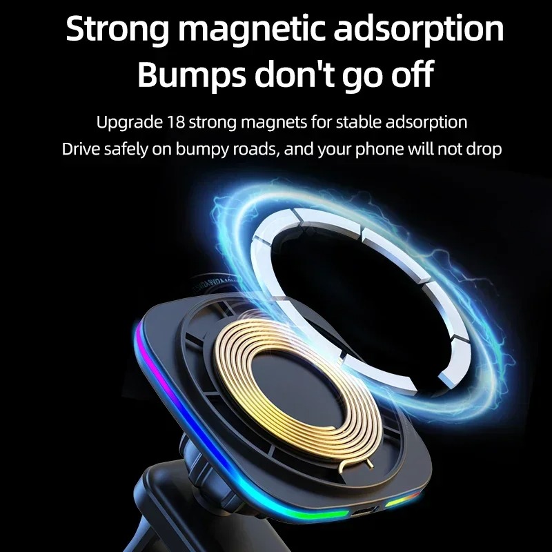 Carregador Magnético Sem Fio 1 - Magnetic Phone Holder For Car Vent avaliação e preço