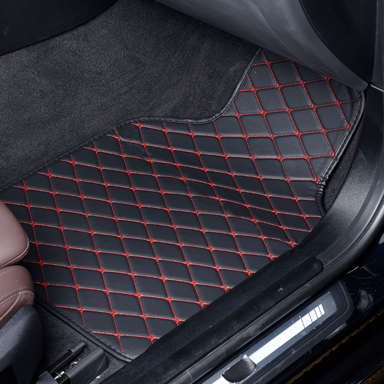 Tapetes para o chão do carro,  - Car Floor Mats Universal Waterproof Leather avaliação e preço