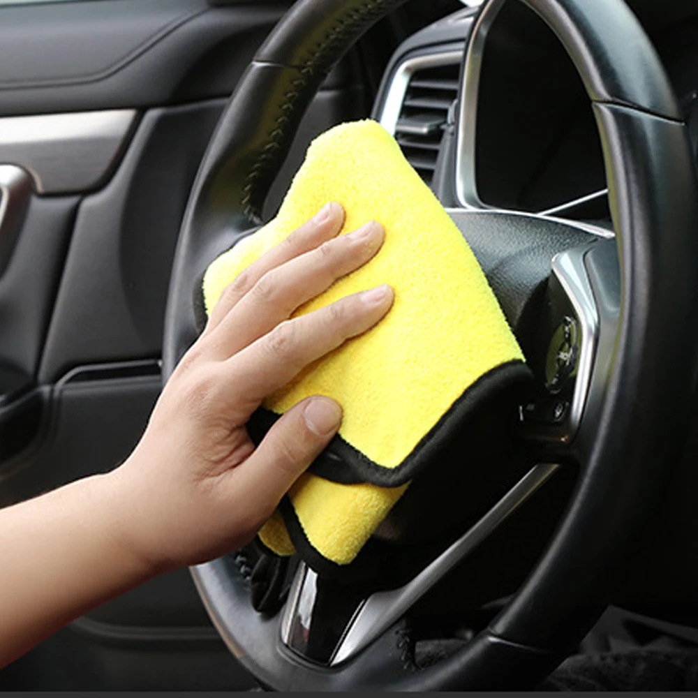 Toalha de limpeza de microfibr - Microfiber Car Drying Towel Super Absorbent avaliação e preço