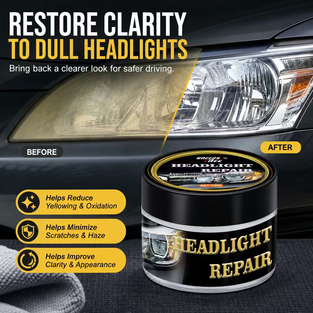 Cera para reparar faróis de ca - Car Scratch Repair Polishing Wax Paste avaliação e preço