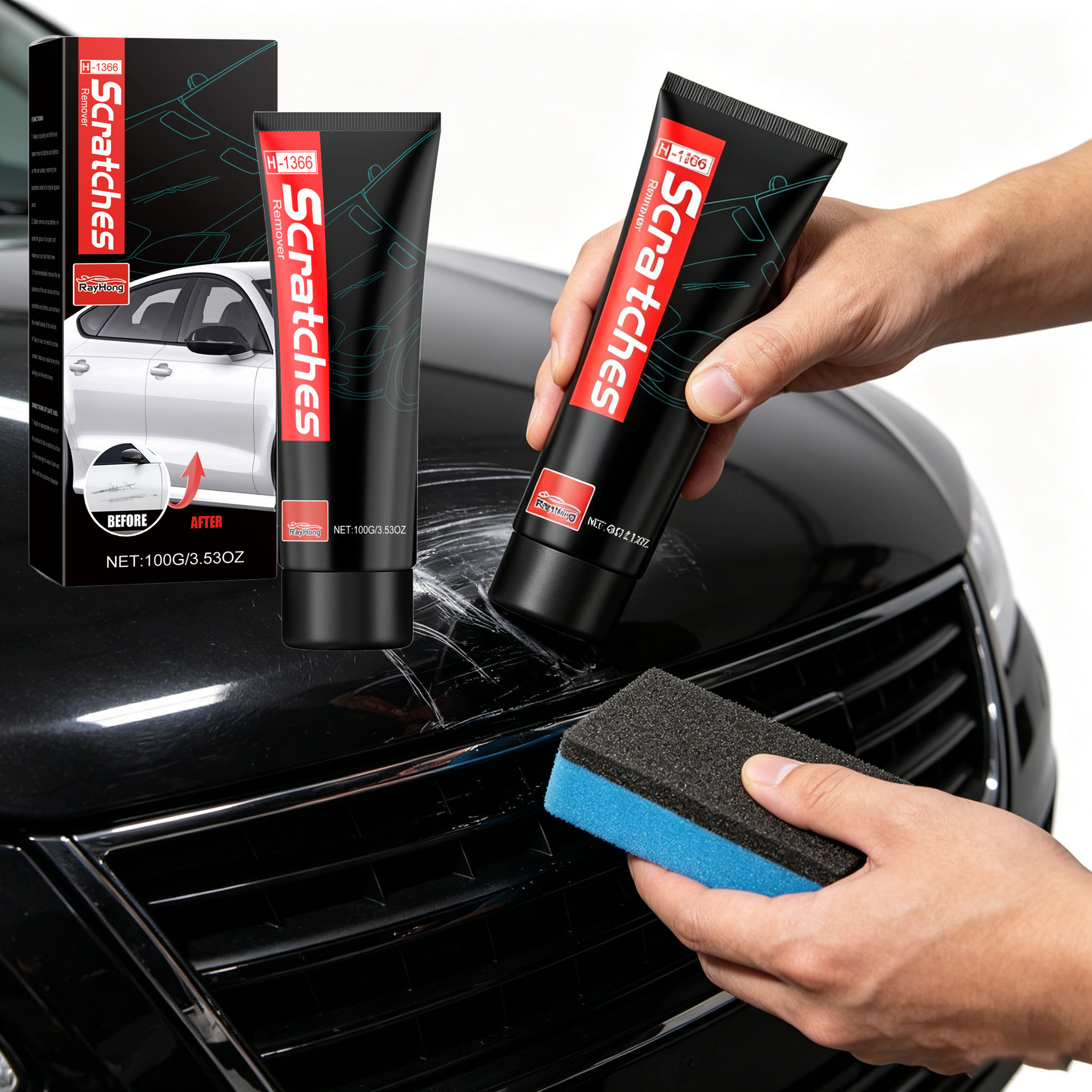 Pasta para Remoção de Arranhõe - Car Scratch Repair Polishing Wax Paste avaliação e preço