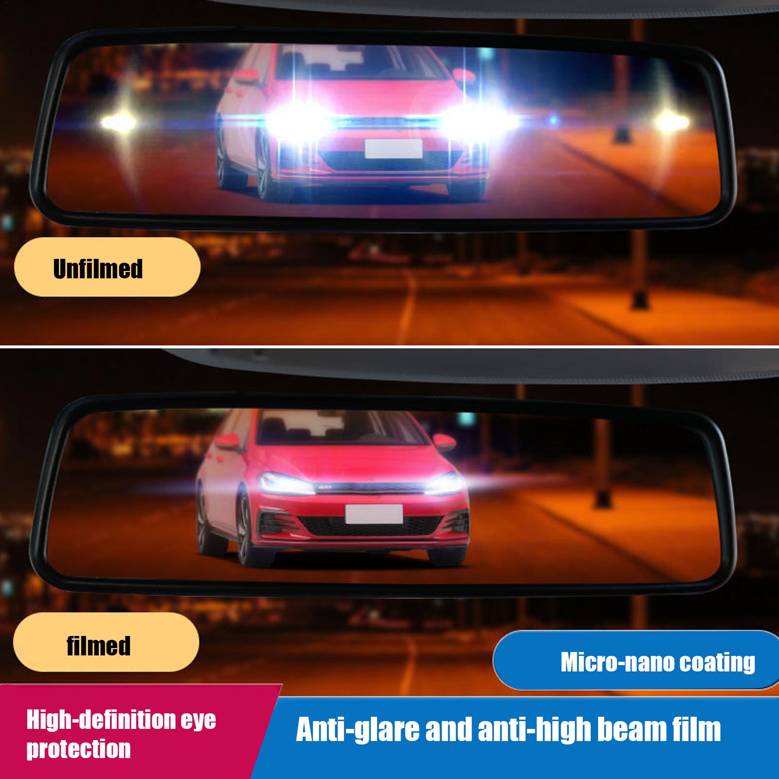 Película Adesiva Antirreflexo  - Anti Glare Car Rearview Mirror Film avaliação e preço